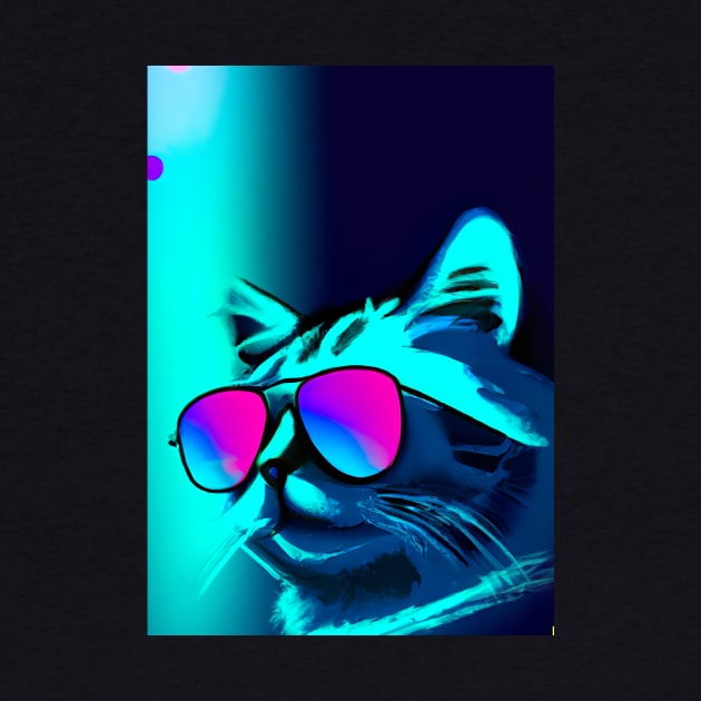 Cat with Sunglasses by maxcode